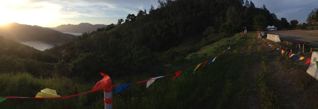 Lake Sonoma 50 - start finish line